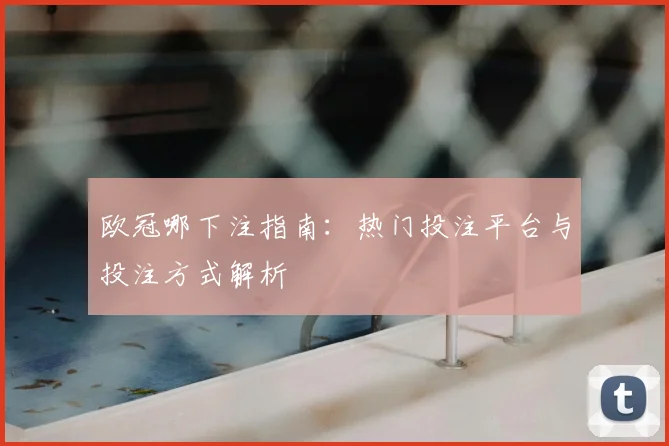 欧冠哪下注指南:热门投注平台与投注方式解析